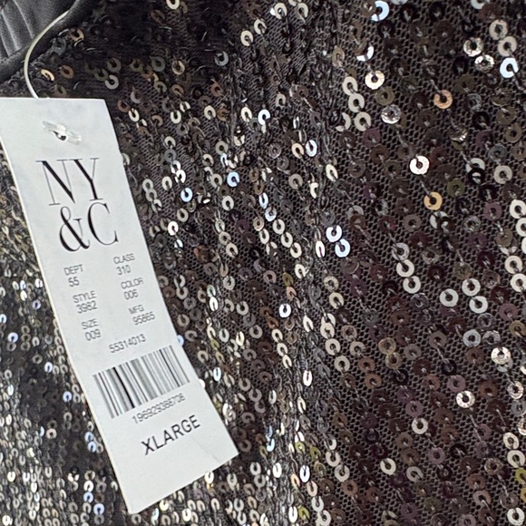 New York & Company Black Sequin Pants - Picture 6 of 8